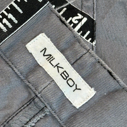 MILKBOY 90s Major Checkered Shorts Gray/White Size FREE