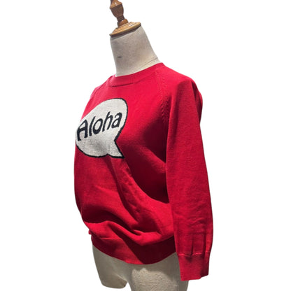 tricot COMME des GARCONS 15AW "ALOHA" Neck Sweater Size FREE