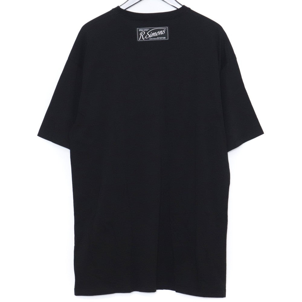 Raf Simons Oversized Printed Holes T-Shirt Black Size S