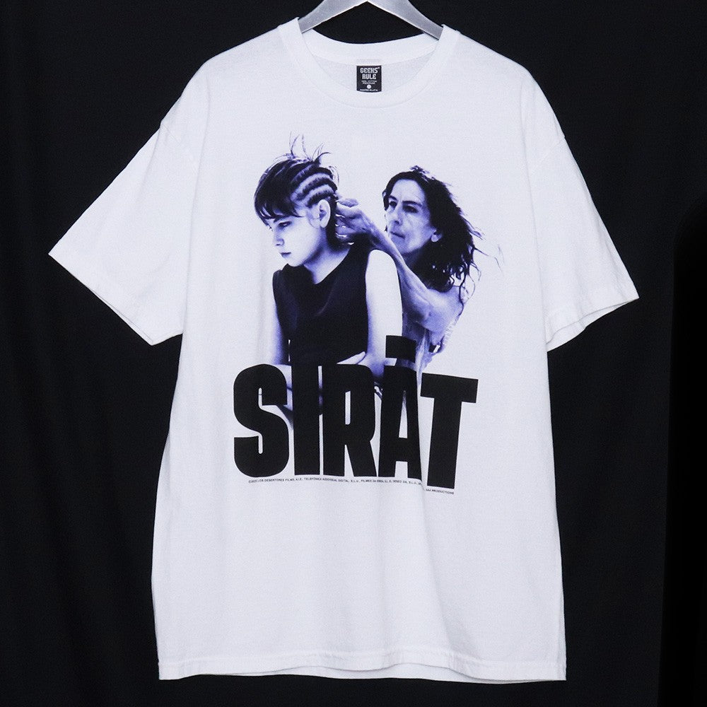SIRĀT × GEEKS RULE Silkscreen Printing T-Shirt White Size XL