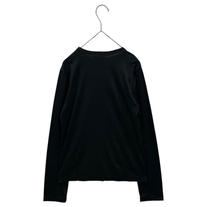 noir kei ninomiya 13SS Flock Print T-Shirt Black Size XS