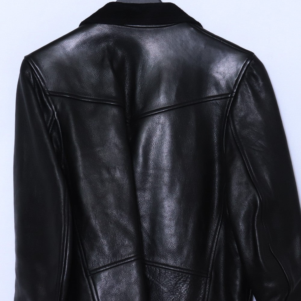 ANNDIRK IZM Double Riders Leather Jacket Black