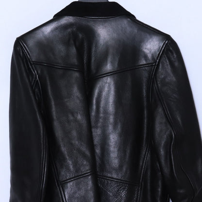 ANNDIRK IZM Double Riders Leather Jacket Black