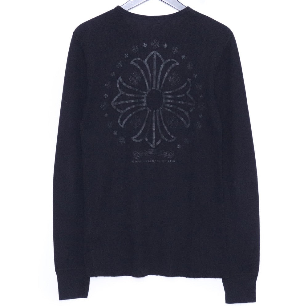 CHROME HEARTS Old CH Plus Thermal Long Sleeve Tee Black Size M