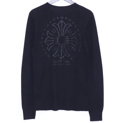 CHROME HEARTS Old CH Plus Thermal Long Sleeve Tee Black Size M