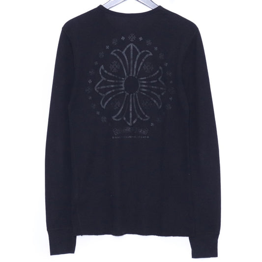 CHROME HEARTS Old CH Plus Thermal Long Sleeve Tee Black Size M