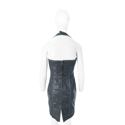 Jean Paul GAULTIER Indigo Cotton Dress Size 42