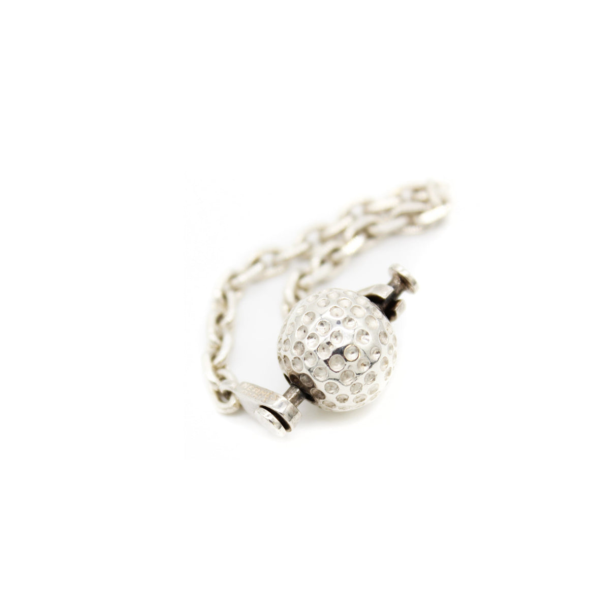Hermes HERM Silver Ring Size 1.5CM Size ① 1.5CM