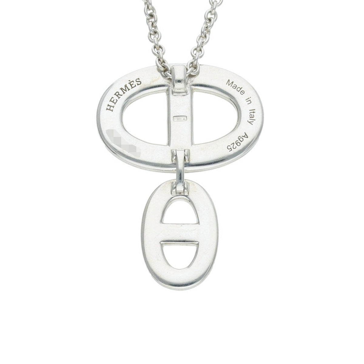 Hermes HERMÈS 925 Size TOP WIDTH 2.3CM X HEIGHT 3.1CM