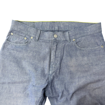 LOUIS VUITTON LV Logo Embroidered Denim Jeans Size 32