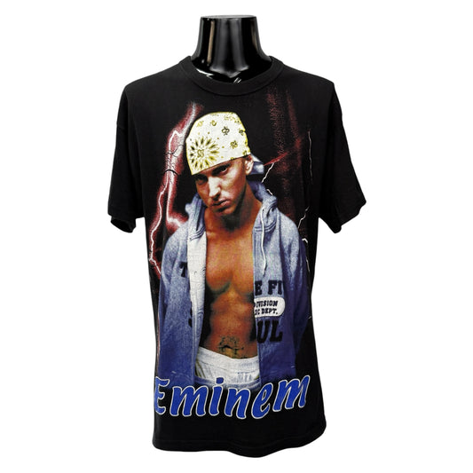 EMINEM 00s Vintage "Lightning Graphic T-Shirt Size XL
