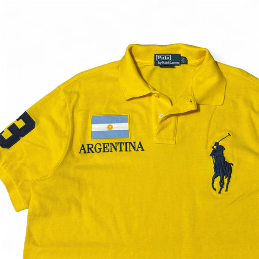 Vintage Polo by Ralph Lauren Bigpony Argentina Yellow Size L