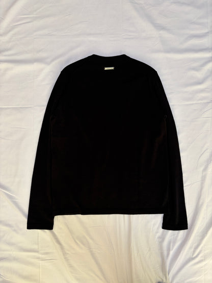 Just Cavalli Just Cavalli Black Wool Knit Size M