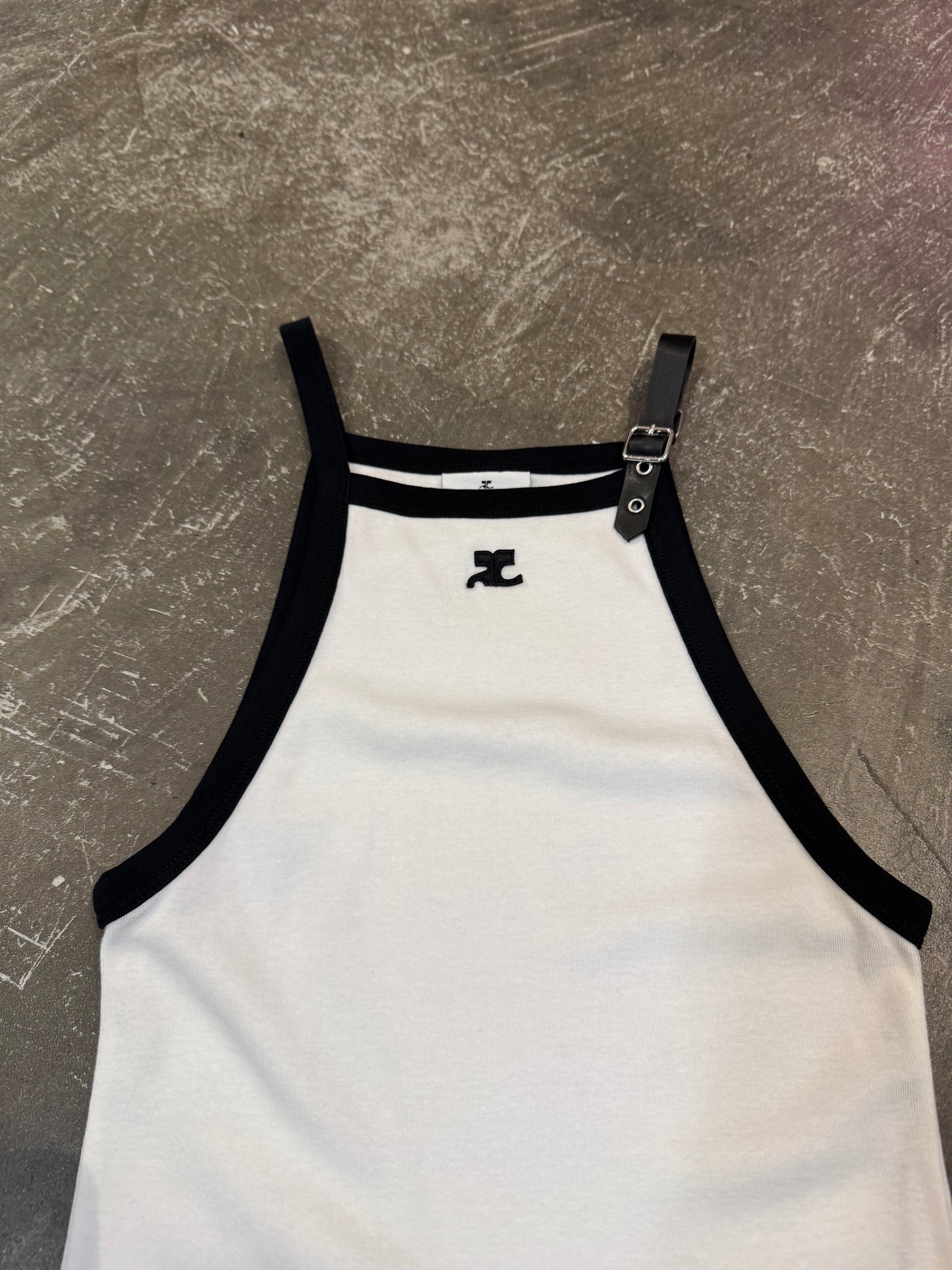 Courreges White Cotton T-Shirt Size XS