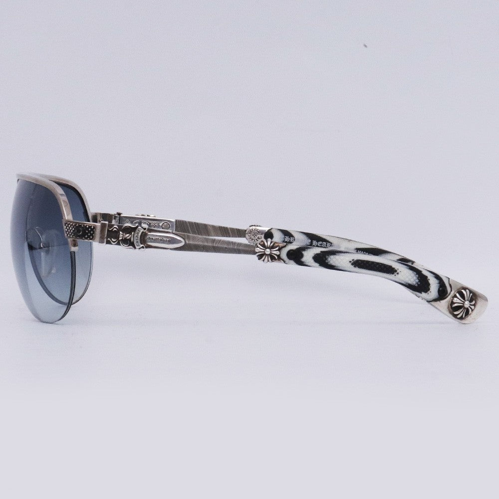 CHROME HEARTS Blade Hummer I Silver Sunglasses Size ONE SIZE