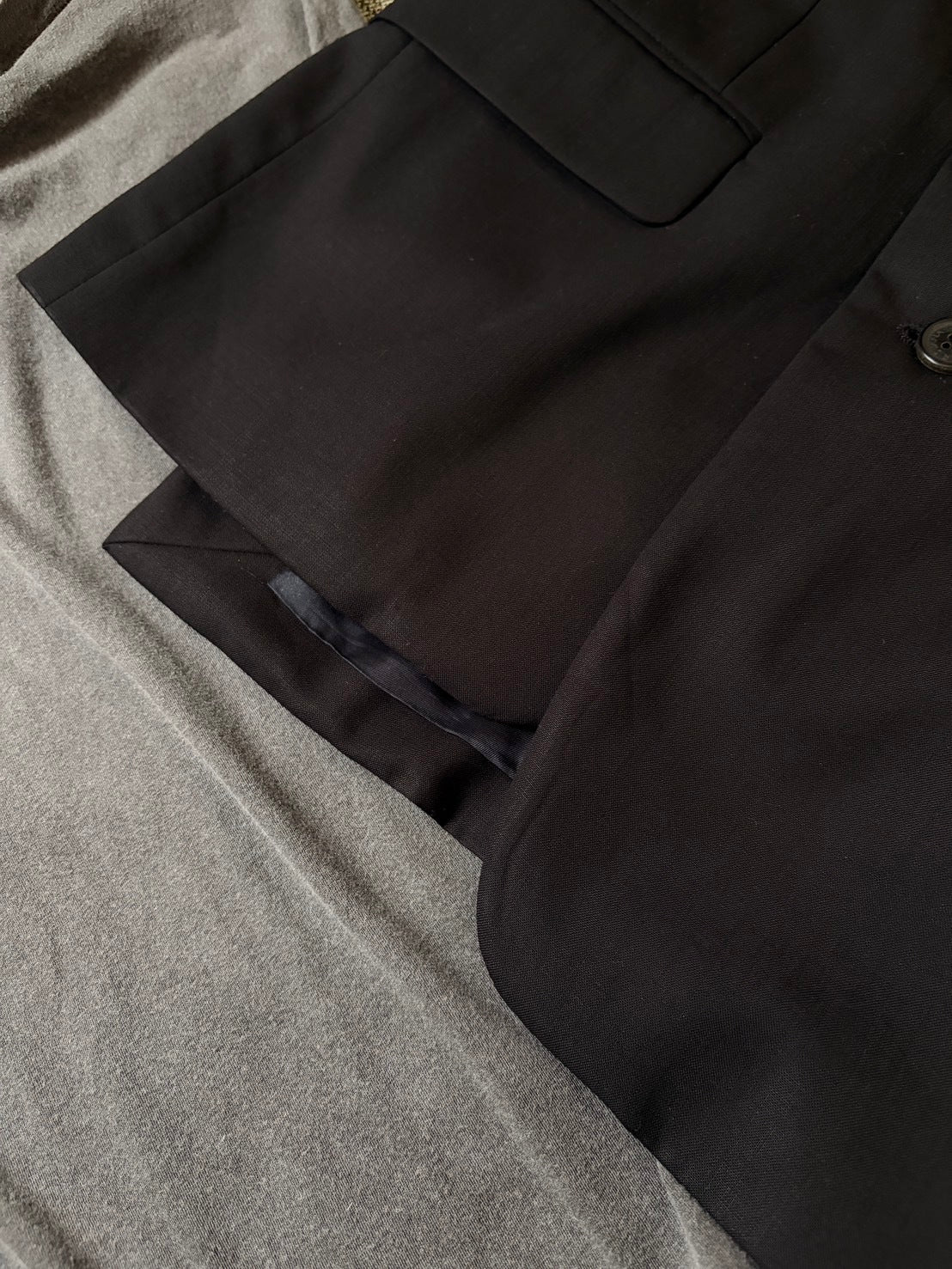 KRISVANASSCHE Virgin Wool Asymmetric Tailored Blazer Size 48