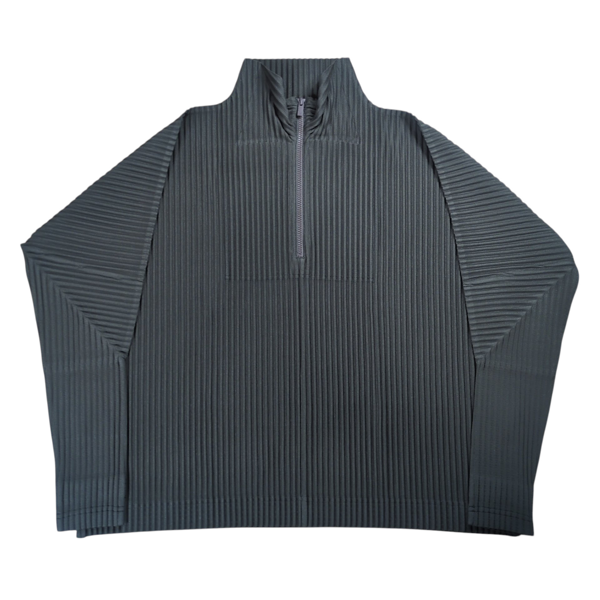 HOMME PLISSE ISSEY MIYAKE 25AW Half Zip Pleats Top Size 2