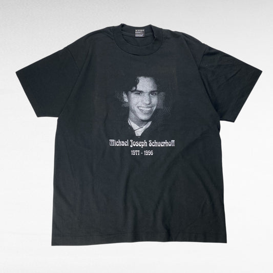FRUIT OF THE LOOM BEST 90s T-Shirt Black Size L