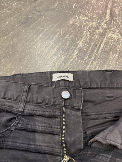 undercover 13AW Black Stretch Cotton Pants Size 1