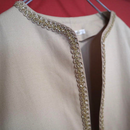 Yohji Yamamoto Beige Decorative Cotton Suit Size 1