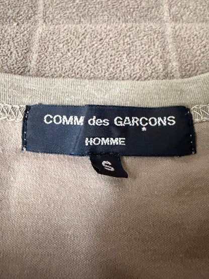 COMME des GAR SS16 Cotton Switching T-Shirt Beige Size S