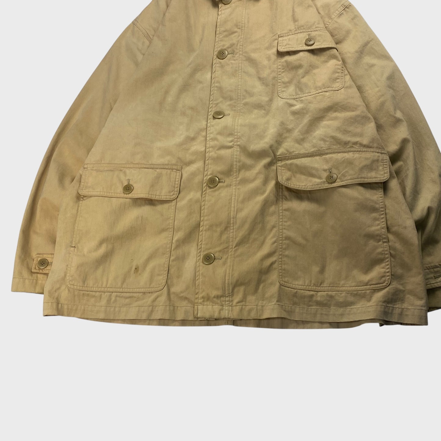 POLO by Ralph Lauren Beige Mid-Length Hunting Jacket Size XL