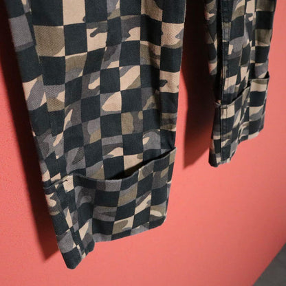 COMME des GARCONS HOMME PLUS Checker Cropped Pants Size XS