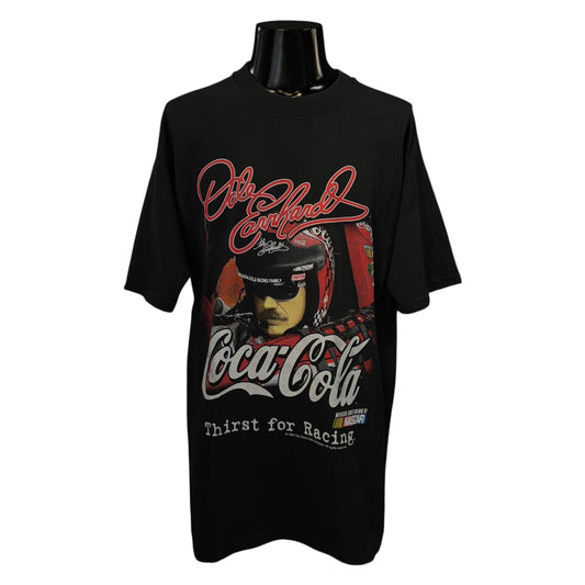 Coca Cola x NASCAR 90s Ralph Dale Earnhardt Sr T-Shirt Size XL