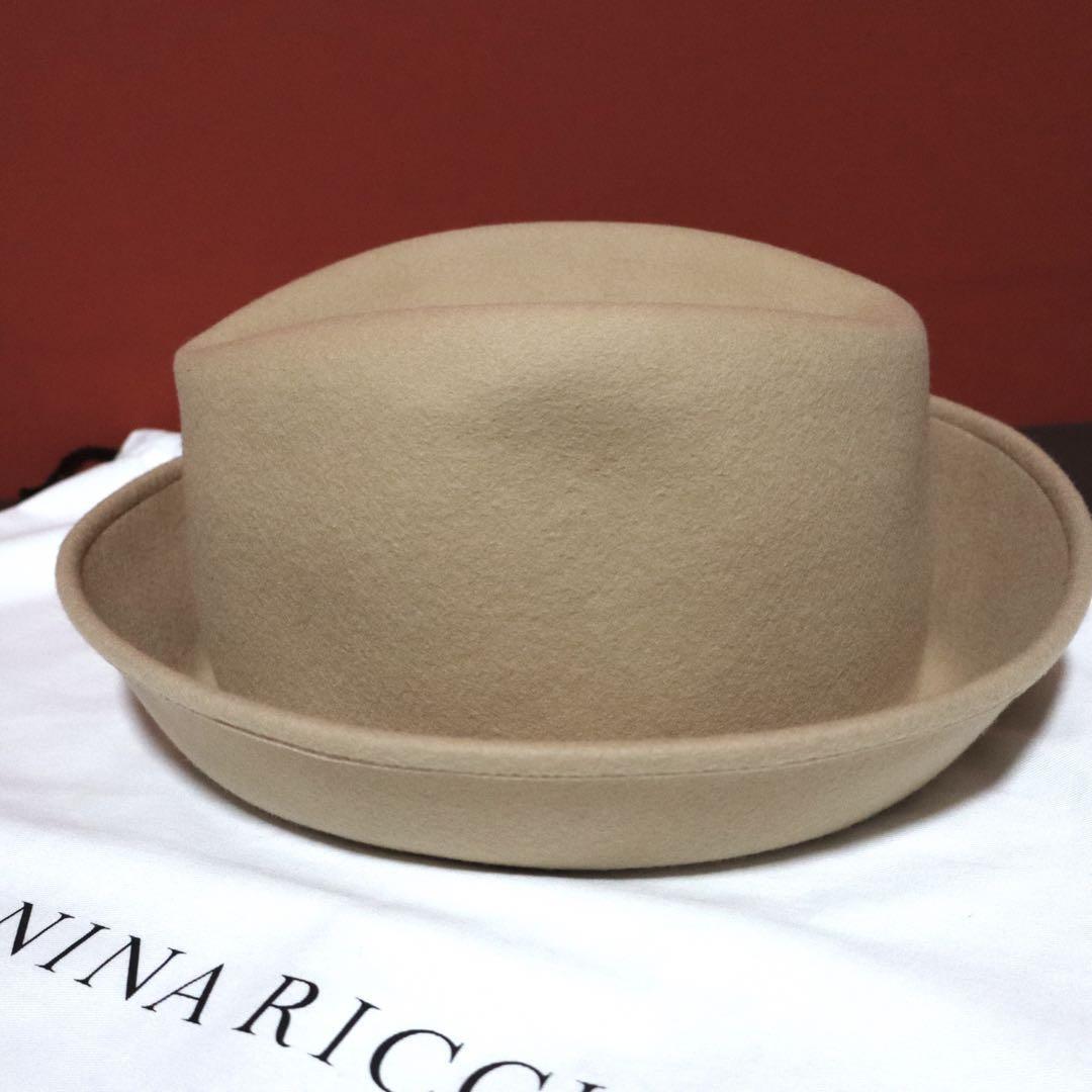 Nina Ricci Beige Wool Hat Size FREE