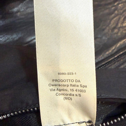 Rick Owens 17AW Glitter Intarsia Lambskin Jacket Size 50