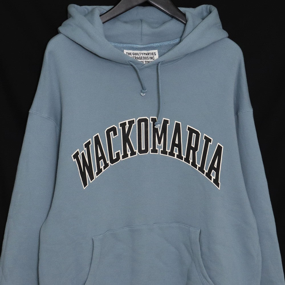 WACKO MARIA 24SS Middle Weight Pullover Hoodie Blue Size L