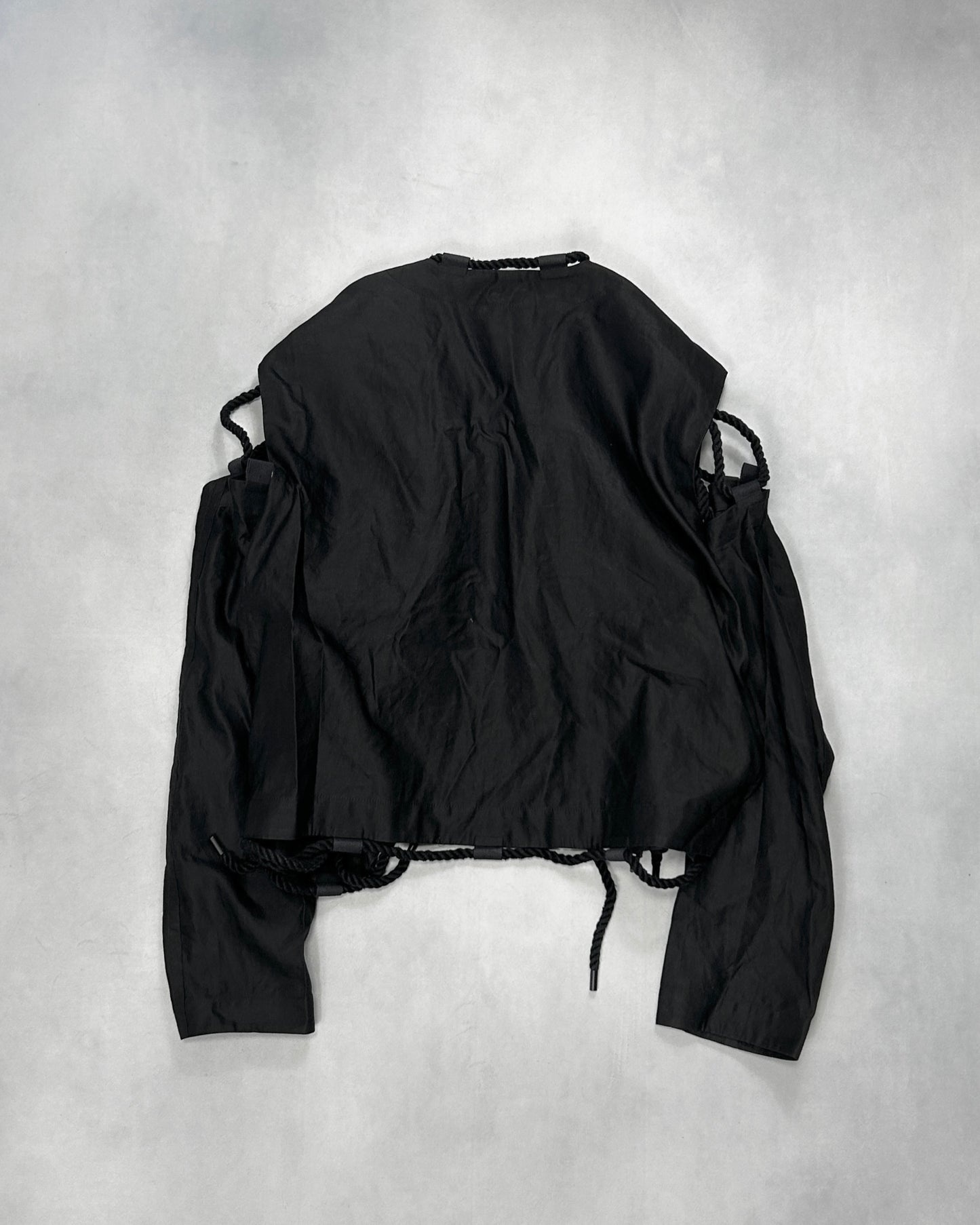 Issey Miyake S/S2021 Separated Open Front Rope Jacket Size 2