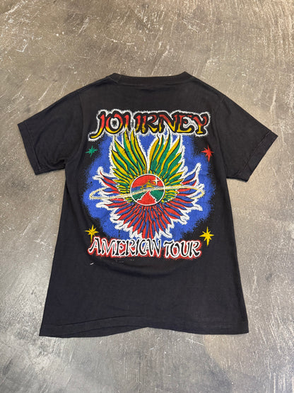 Vintage 80s Journey Tee Black Size XS