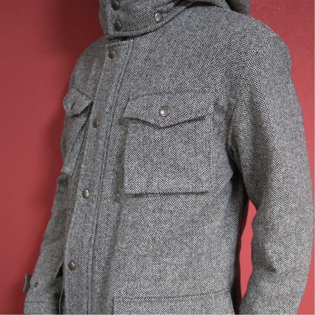 Paul Smith Herringbone Tweed Mods Coat Size M