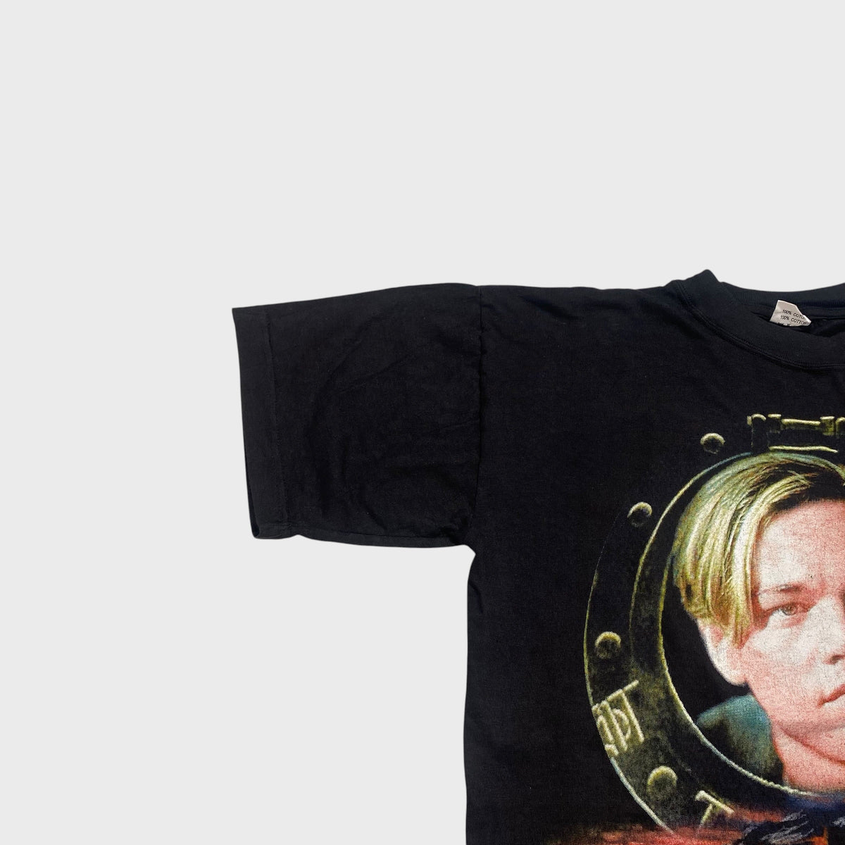 ACCADEMIA 90's Leonardo DiCaprio T-Shirt Black Size M