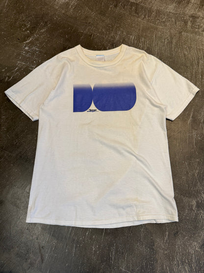 Swagger White Cotton T-Shirt Size L