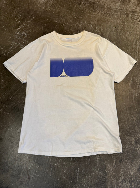 Swagger White Cotton T-Shirt Size L
