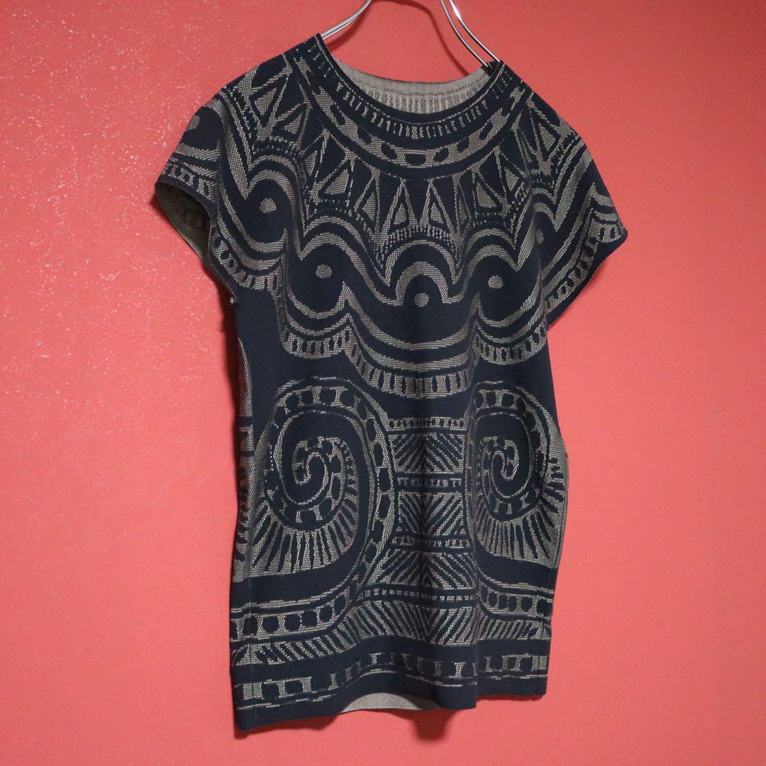 Vintage PLEATS PLEASE 16SS Painted Pottery T-Shirt Size 3