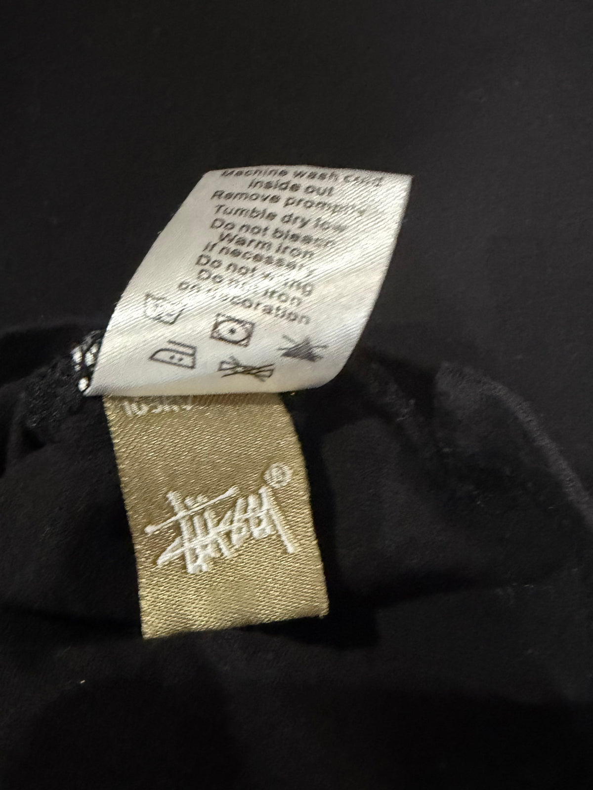STUSSY Masterpiece T-Shirt Black Size L