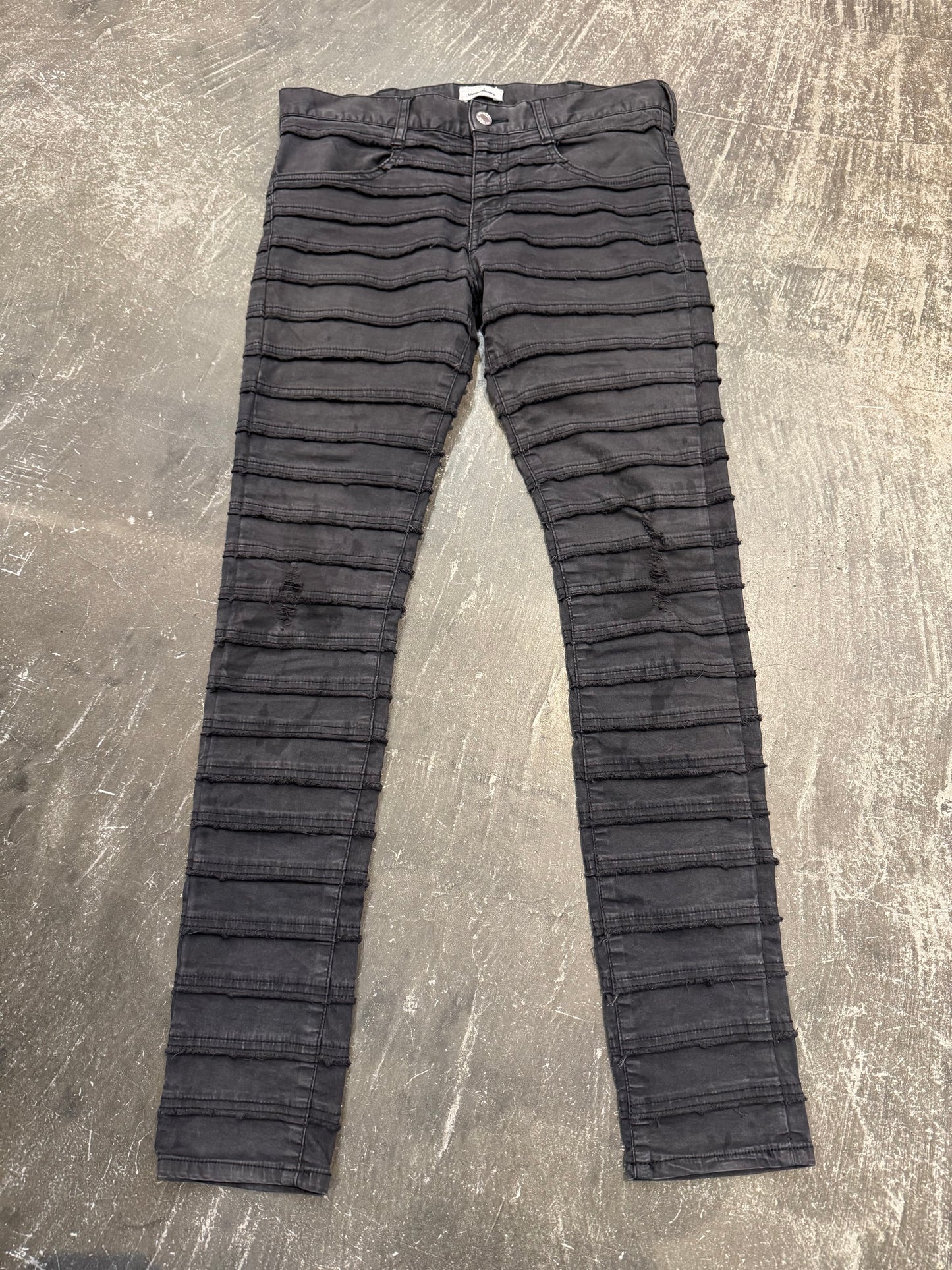 undercover 13AW Black Stretch Cotton Pants Size 1