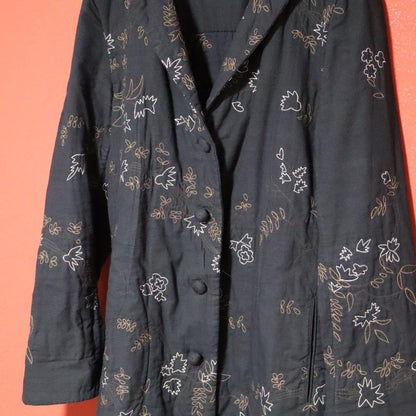 Vintage HaaT ISSEY MIYAKE Hand-Woven Embroidered Coat Size 2