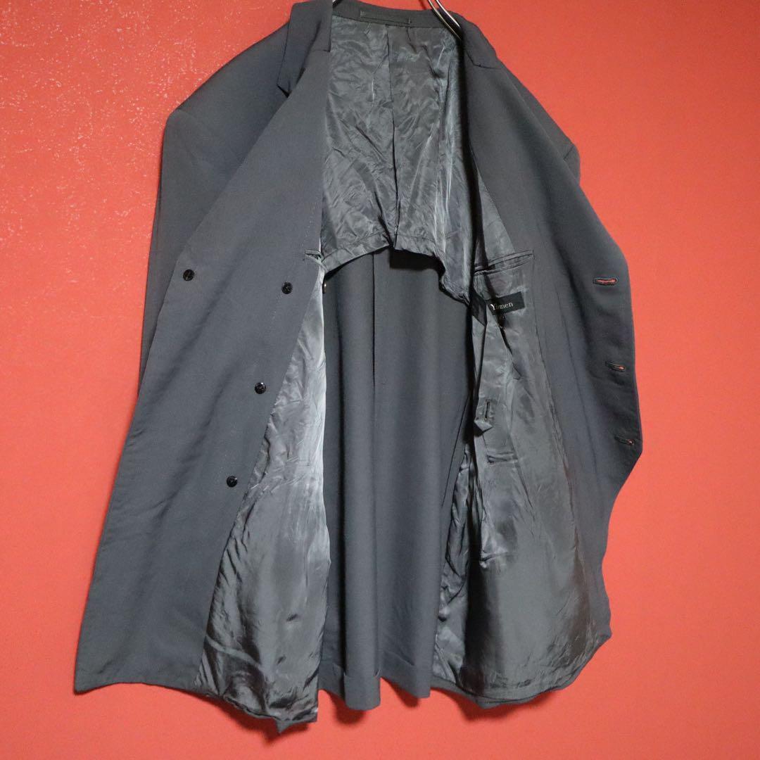 Yohji Yamamoto Double-breasted Wool Diagonal Hem Size M