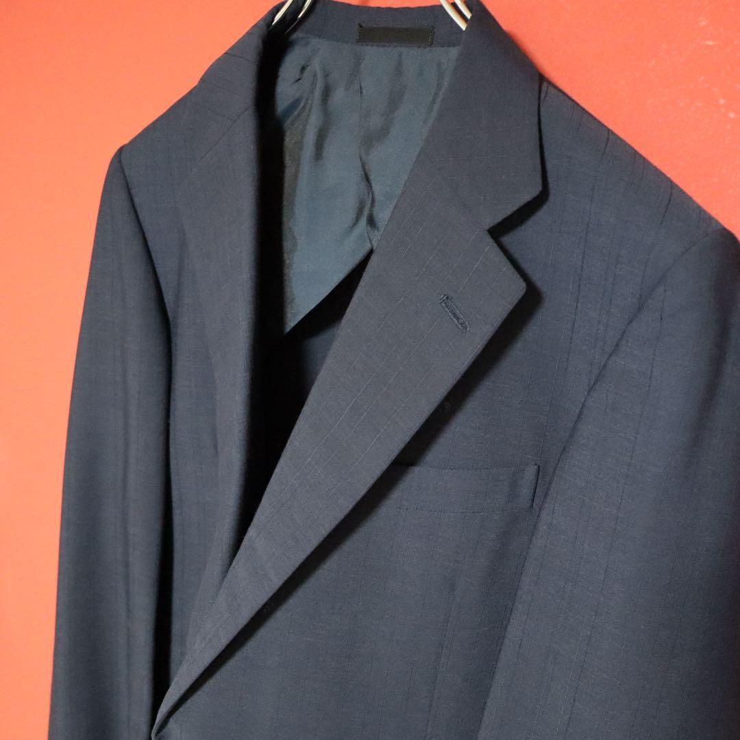 Burberrys 90s Wool Mohair Shadow Check Blazer