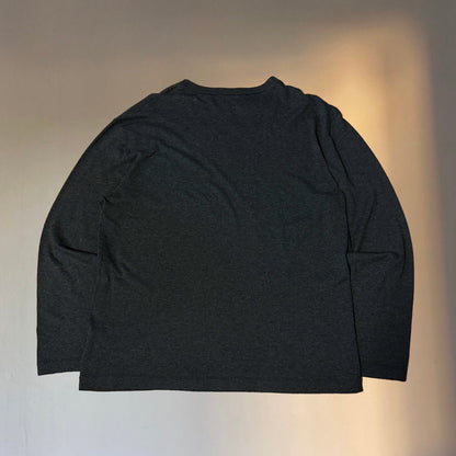 Edition Dark Gray Cotton Cashmere Blend Sleeve Tee