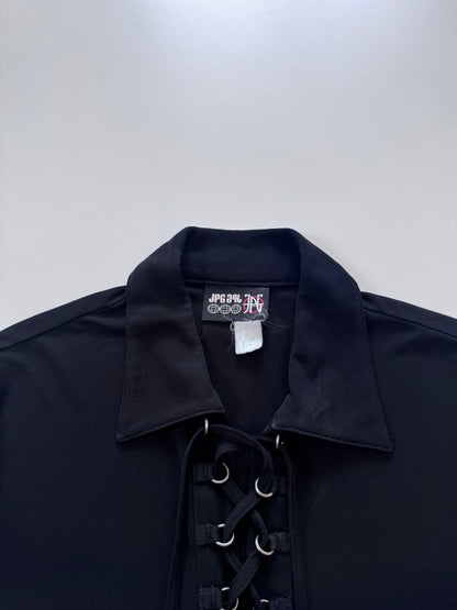 Jean Paul Gaultier 90s Black T-Shirt Size XS