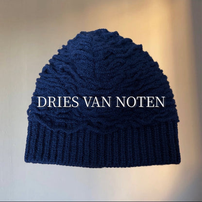 DRIES VAN NOTEN AW23 Wool Textured ONE SIZE Size ONE SIZE