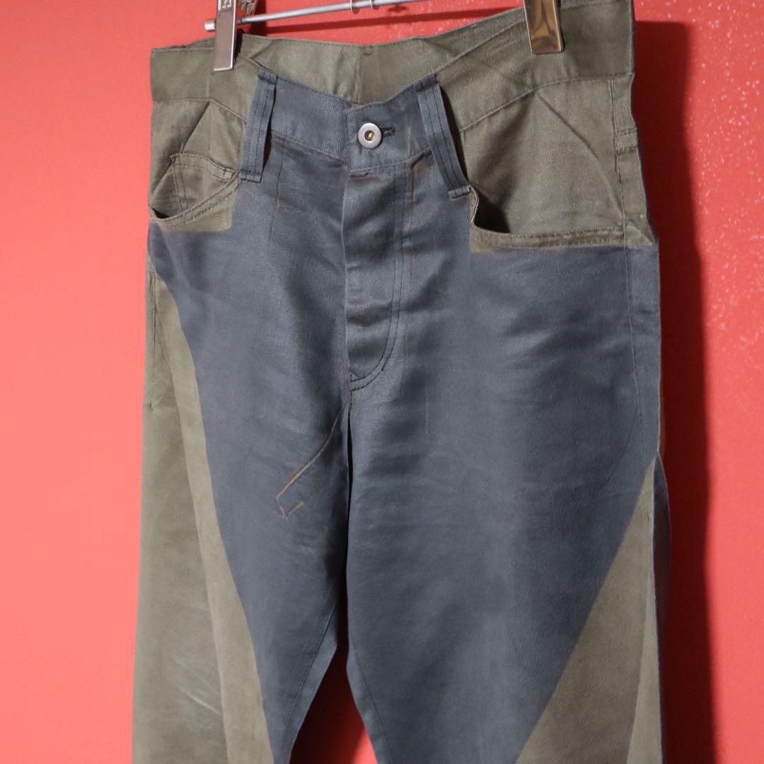 Issey Miyake HOMME PLISSE Pleated Pants Green Size 3