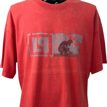 LinkinPark Graphic T-shirts Red Size XL