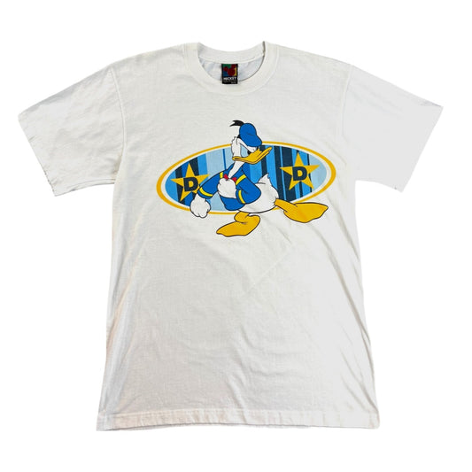 DONALD DUCK T-Shirt White Size L