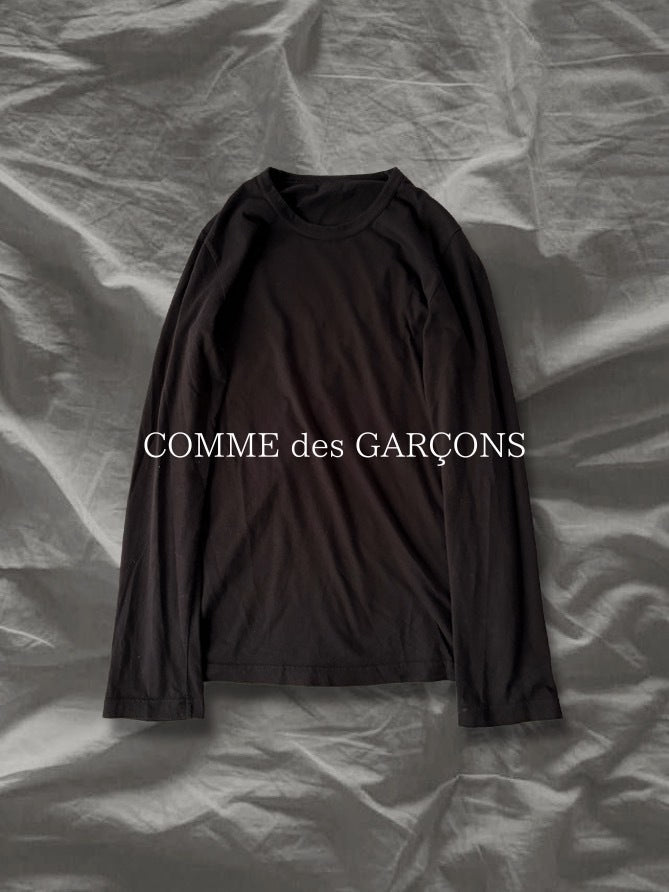 COMME des GARCONS SS11 Cotton Back Outside Long Sleeve T-Shirt Size S